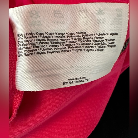 ESPRIT WOMEN SLEEVELESS PINK DRESS SIZE S - Picture 5 of 7